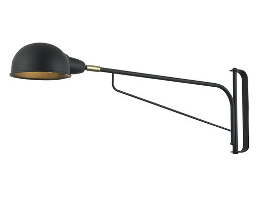 Arandela Koi Preto Bivolt, black | WestwingNow