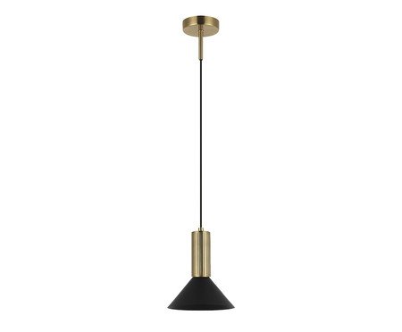 Pendente Arandela Blossom Metal Dourado Preto Bivolt | Westwing