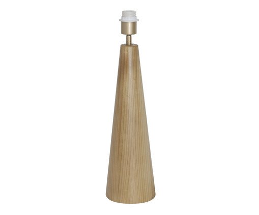 Base De Abajur Madeira Bivolt, brown | WestwingNow