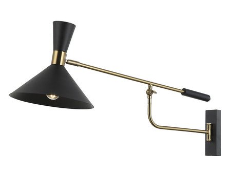 Arandela Dory Preto Bivolt | Westwing