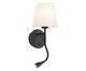 Arandela Cozy Led + Preto Bivolt, black | WestwingNow