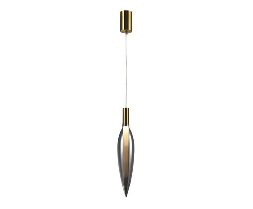Pendente Lanza Fumê Bivolt, gold | WestwingNow