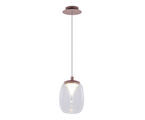 Pendente Mini Zug Falesia Bivolt, Rose | WestwingNow