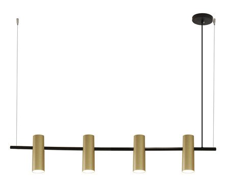 Pendente Cannon Hibrido Metal Dourado Bivolt | Westwing
