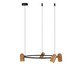 Pendente Onna Preto e Madeira Bivolt, black | WestwingNow