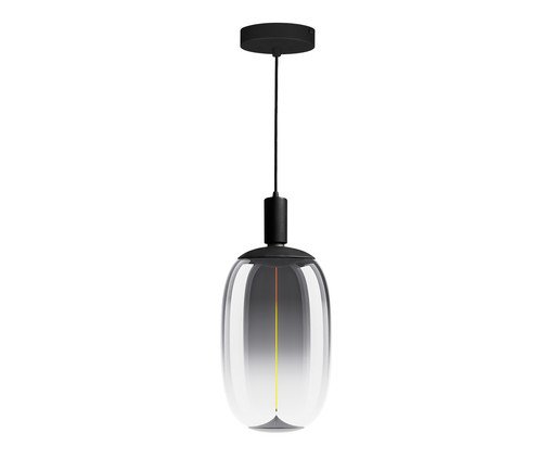 Pendente Capsula Bivolt, black | WestwingNow