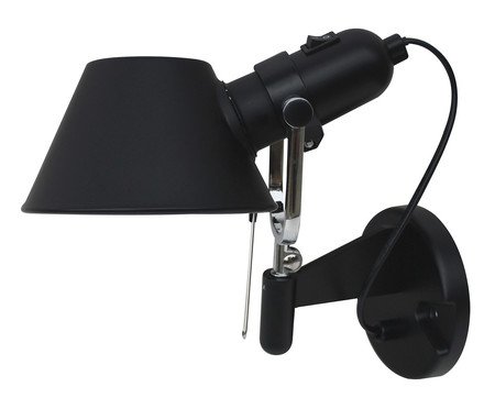 Arandela Drain Office Preta Bivolt | Westwing