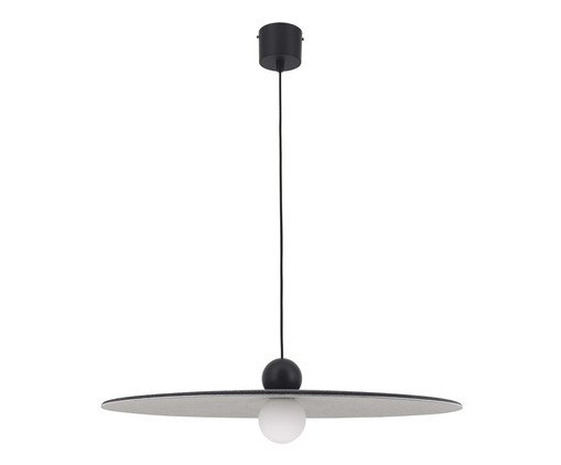 Pendente Palla Preto Cinza Bivolt, black | WestwingNow