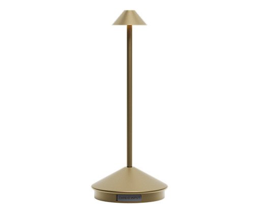 Abajur Mira Dimerizavel Dourado, gold | WestwingNow