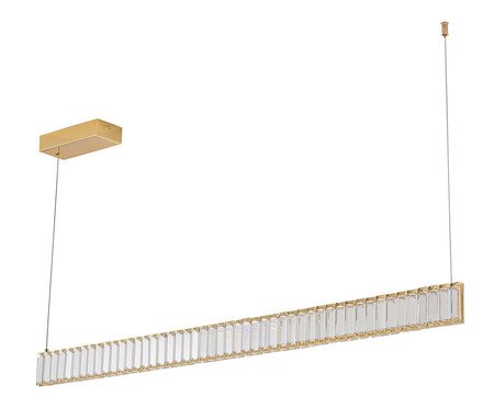 Pendente Zenet 2 Dourado Bivolt | Westwing
