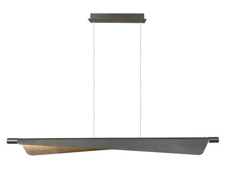 Pendente Tissu Grafite Bivolt | Westwing
