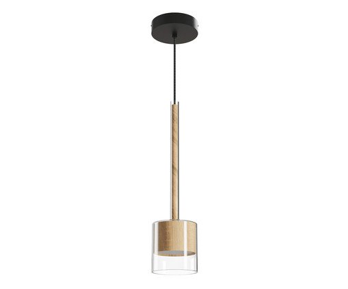 Pendente Tonton Madeira Bivolt, transparent | WestwingNow