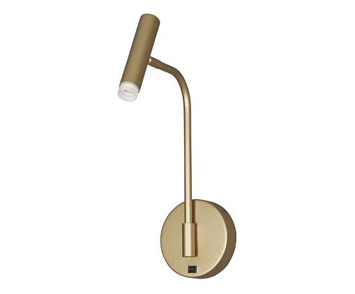 Arandela Zione Led Dourado Bivolt, gold | WestwingNow
