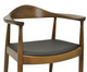 Cadeira Carina com Braços - Madeira Escura, Preto, Marrom, Colorido | WestwingNow
