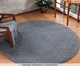 Tapete Redondo Cosmic Plus Cinza, grey | WestwingNow