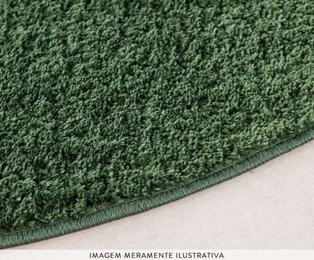 Tapete Redondo Classic Verde Musgo | Westwing