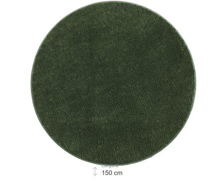 Tapete Redondo Classic Verde Musgo | Westwing