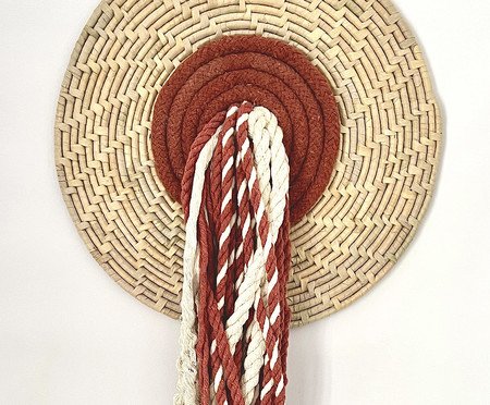 Adorno de Parede Terracota & Straw | Westwing