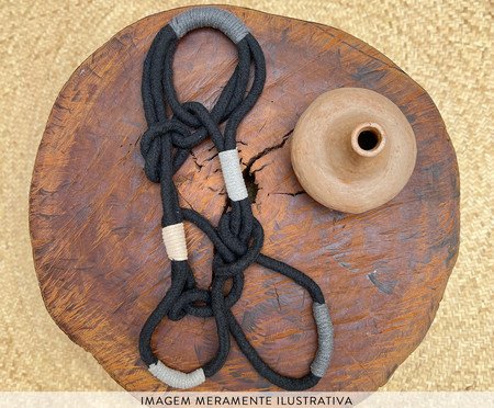 Colar de Parede e Mesa Furdúncio - Preto | Westwing