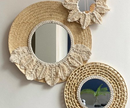 Composição de Espelhos Boho | Westwing