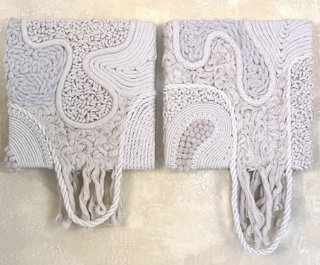 Duo de Paineis Blooming Square | Westwing