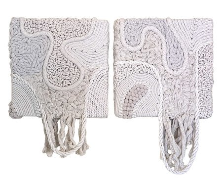Duo de Paineis Blooming Square | Westwing