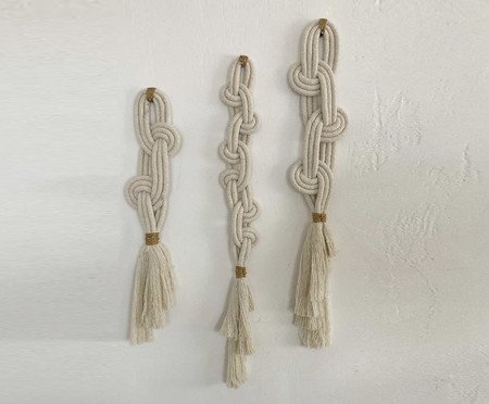 Trio de Adornos Curve, Chain & Style - Cru | Westwing
