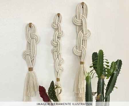 Trio de Adornos Curve, Chain & Style - Cru | Westwing