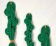 Trio de Adornos Curve, Chain & Style - Verde Bandeira, green | WestwingNow