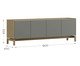 Rack Sofisticado Oak/Ferrolack, wood pattern | WestwingNow