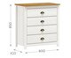 Cômoda Master Branco/Freijó, wood pattern | WestwingNow