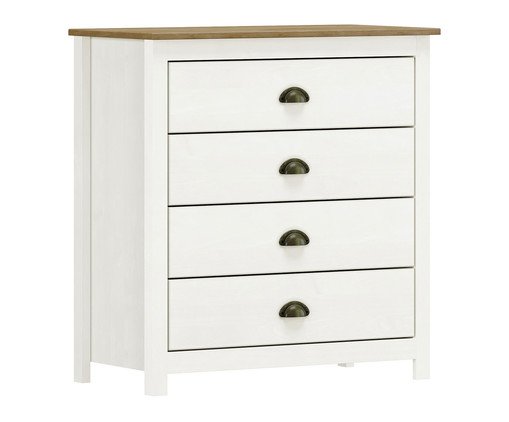 Cômoda Master Branco/Freijó, wood pattern | WestwingNow