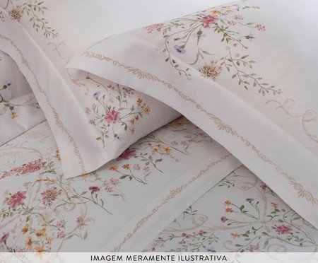 Jogo de lençol Bud Vision Giovanella Estampado 300 Fios | Westwing