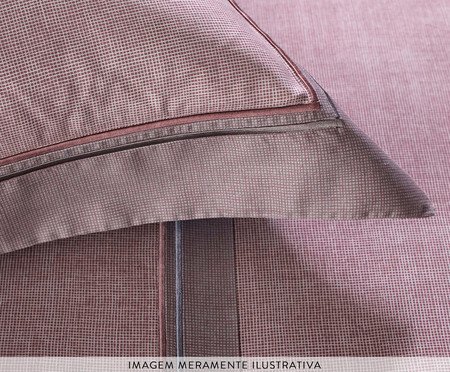 Jogo de Lençol Bud Vision Orion Estampado Bordô 300 fios | Westwing