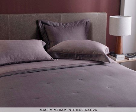 Jogo de Lençol Bud Vision Orion Estampado Bordô 300 fios | Westwing