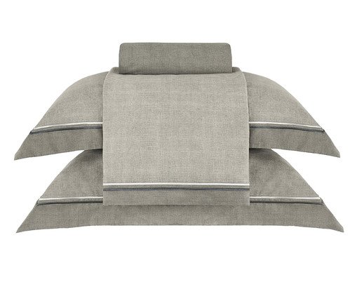 Jogo de Lençol Bud Vision Orion Estampado Chumbo 300 fios, multicolor | WestwingNow