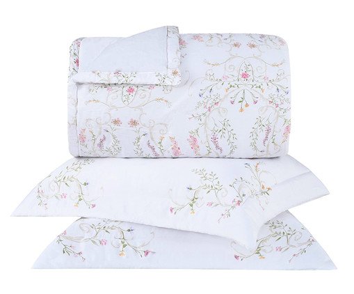 Jogo de Cobre-Leito Bud Vision Giovanella Estampado 270 Fios, multicolor | WestwingNow