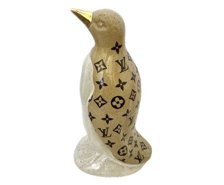 Adorno Pinguim de Geladeira Louis Vuitton Bege | Westwing