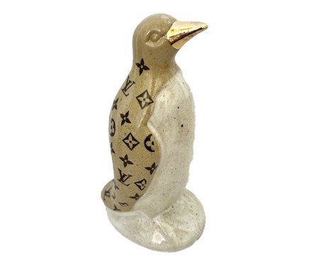 Adorno Pinguim de Geladeira Louis Vuitton Bege | Westwing