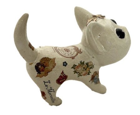 Adorno Gato Inked Miau Romance Bege | Westwing