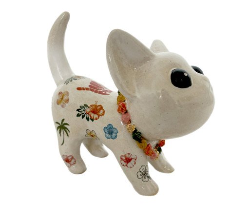 Adorno Gato Inked Miau Aloha Bege, beige | WestwingNow