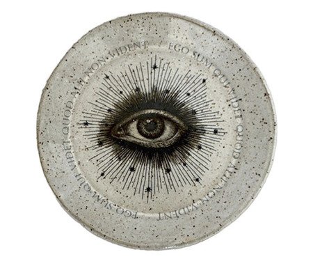 Adorno Prato Estampado Eye In The Sky Bege | Westwing
