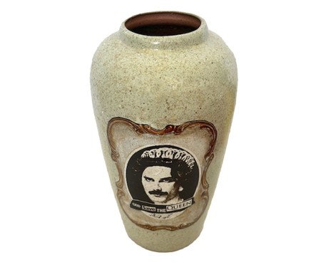 Vaso Longo São Jorge Cerâmica Turquesa | Westwing
