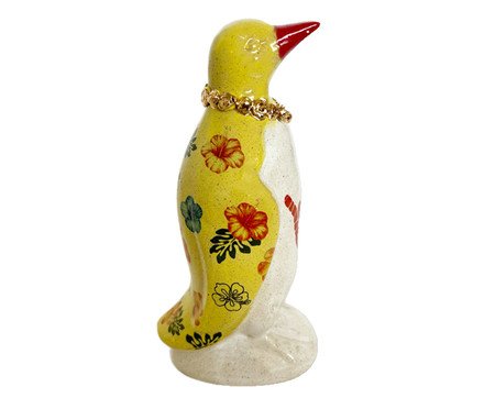 Adorno Pinguim De Geladeira Aloha Amarelo | Westwing