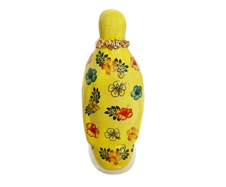 Adorno Pinguim De Geladeira Aloha Amarelo | Westwing