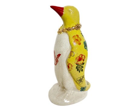Adorno Pinguim De Geladeira Aloha Amarelo | Westwing