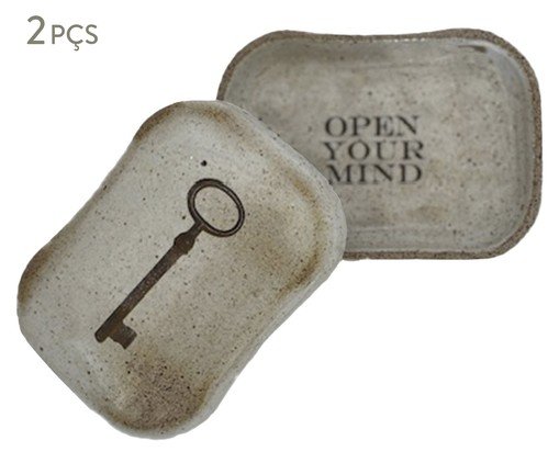 Saboneteira em Cêramica Open Mind Bege, beige | WestwingNow