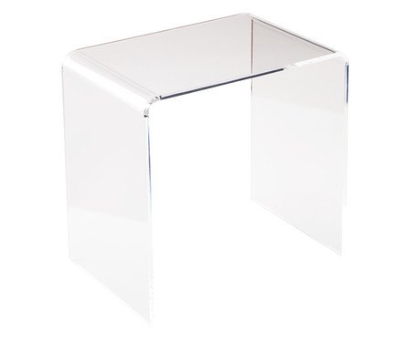 Jogo de 3 Mesas Laterais Noa Transparente | Westwing