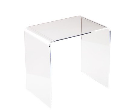 Jogo de 3 Mesas Laterais Noa Transparente | Westwing