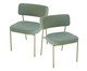Conjunto 2 Cadeiras Slim Sarja Sálvia e Oliva, green | WestwingNow